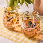 Glass Tumbler Large | he Secret World Of The Bush | Set of 2 Glass Tumbler Large | he Secret World Of The Bush | Set of 2